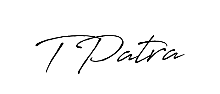 Once you've used our free online signature maker to create your best signature Antro_Vectra_Bolder style, it's time to enjoy all of the benefits that T Patra name signing documents. T Patra signature style 7 images and pictures png