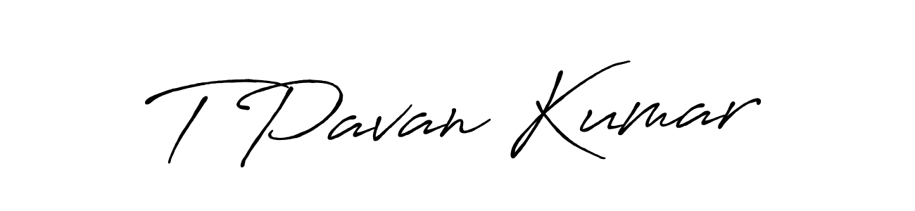 It looks lik you need a new signature style for name T Pavan Kumar. Design unique handwritten (Antro_Vectra_Bolder) signature with our free signature maker in just a few clicks. T Pavan Kumar signature style 7 images and pictures png