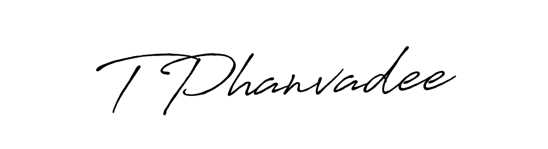 Best and Professional Signature Style for T Phanvadee. Antro_Vectra_Bolder Best Signature Style Collection. T Phanvadee signature style 7 images and pictures png