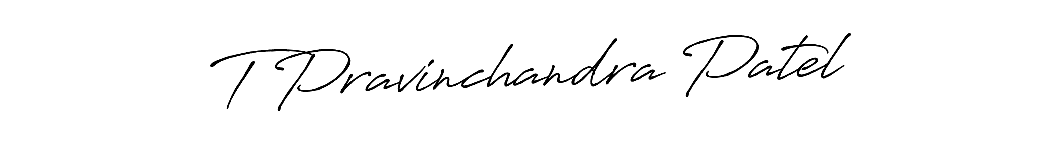 Also we have T Pravinchandra Patel name is the best signature style. Create professional handwritten signature collection using Antro_Vectra_Bolder autograph style. T Pravinchandra Patel signature style 7 images and pictures png