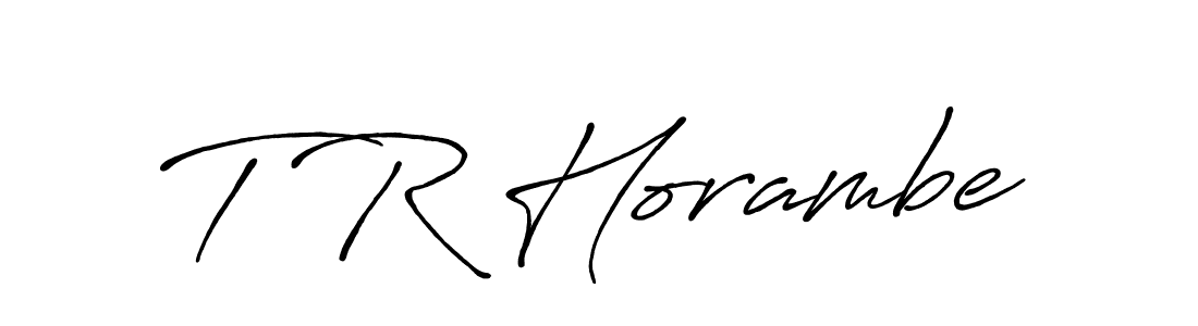 Use a signature maker to create a handwritten signature online. With this signature software, you can design (Antro_Vectra_Bolder) your own signature for name T R Horambe. T R Horambe signature style 7 images and pictures png