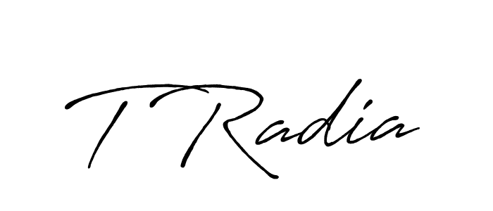 Also we have T Radia name is the best signature style. Create professional handwritten signature collection using Antro_Vectra_Bolder autograph style. T Radia signature style 7 images and pictures png