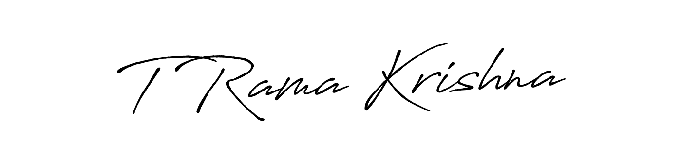 It looks lik you need a new signature style for name T Rama Krishna. Design unique handwritten (Antro_Vectra_Bolder) signature with our free signature maker in just a few clicks. T Rama Krishna signature style 7 images and pictures png
