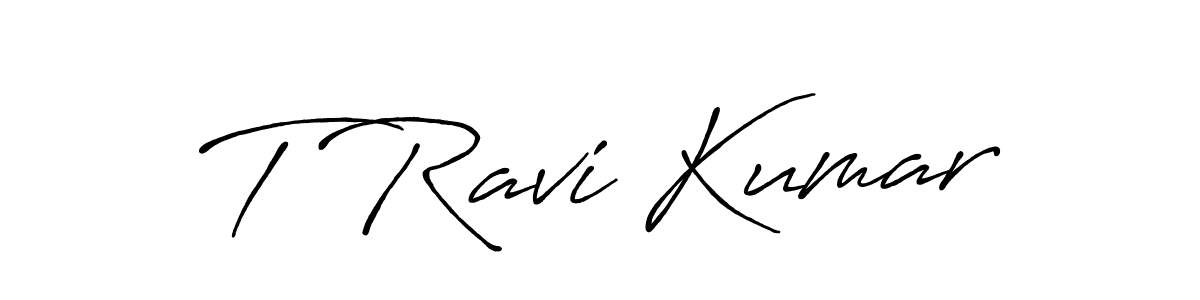Similarly Antro_Vectra_Bolder is the best handwritten signature design. Signature creator online .You can use it as an online autograph creator for name T Ravi Kumar. T Ravi Kumar signature style 7 images and pictures png
