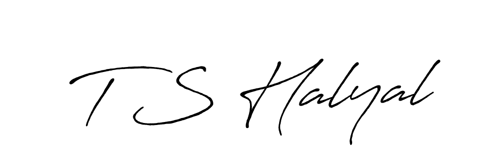 Make a beautiful signature design for name T S Halyal. Use this online signature maker to create a handwritten signature for free. T S Halyal signature style 7 images and pictures png