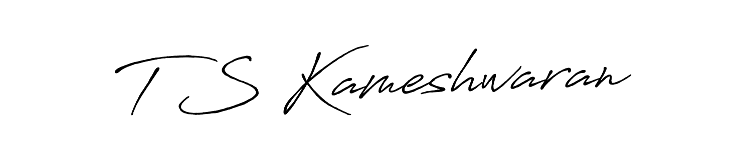 if you are searching for the best signature style for your name T S Kameshwaran. so please give up your signature search. here we have designed multiple signature styles  using Antro_Vectra_Bolder. T S Kameshwaran signature style 7 images and pictures png