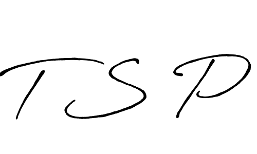 Similarly Antro_Vectra_Bolder is the best handwritten signature design. Signature creator online .You can use it as an online autograph creator for name T S P. T S P signature style 7 images and pictures png