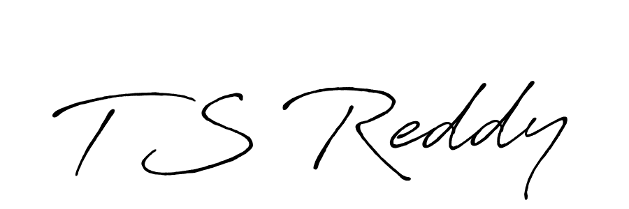 if you are searching for the best signature style for your name T S Reddy. so please give up your signature search. here we have designed multiple signature styles  using Antro_Vectra_Bolder. T S Reddy signature style 7 images and pictures png