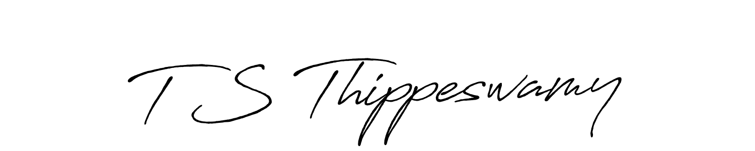 Antro_Vectra_Bolder is a professional signature style that is perfect for those who want to add a touch of class to their signature. It is also a great choice for those who want to make their signature more unique. Get T S Thippeswamy name to fancy signature for free. T S Thippeswamy signature style 7 images and pictures png