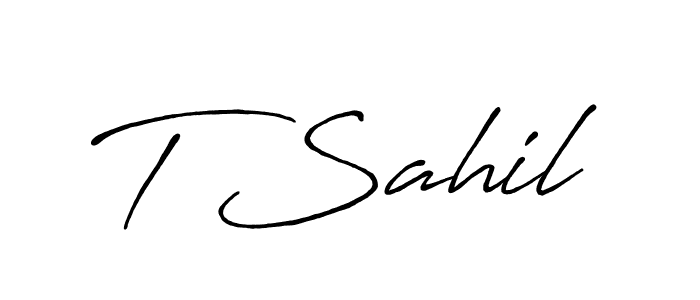 See photos of T Sahil official signature by Spectra . Check more albums & portfolios. Read reviews & check more about Antro_Vectra_Bolder font. T Sahil signature style 7 images and pictures png