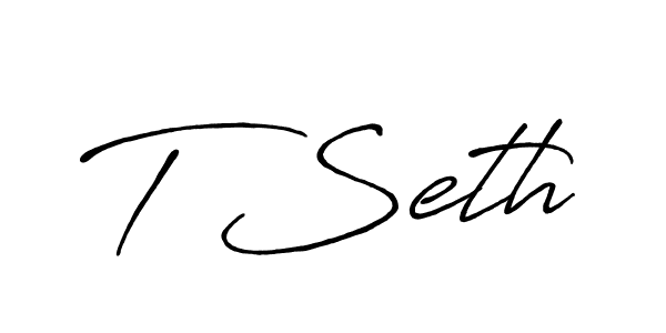 It looks lik you need a new signature style for name T Seth. Design unique handwritten (Antro_Vectra_Bolder) signature with our free signature maker in just a few clicks. T Seth signature style 7 images and pictures png