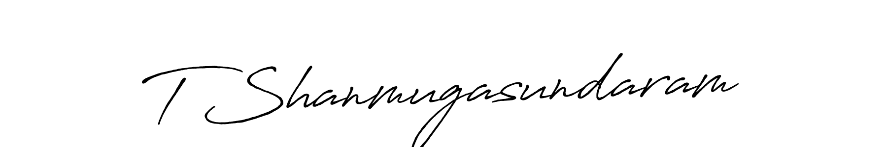 if you are searching for the best signature style for your name T Shanmugasundaram. so please give up your signature search. here we have designed multiple signature styles  using Antro_Vectra_Bolder. T Shanmugasundaram signature style 7 images and pictures png