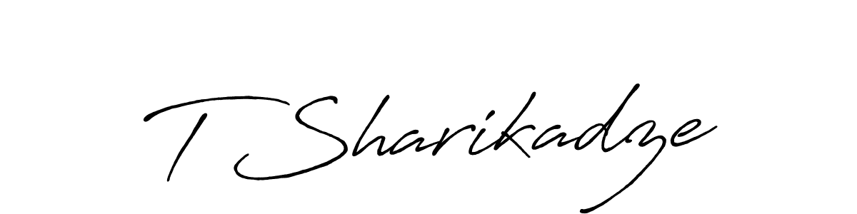 Make a beautiful signature design for name T Sharikadze. Use this online signature maker to create a handwritten signature for free. T Sharikadze signature style 7 images and pictures png