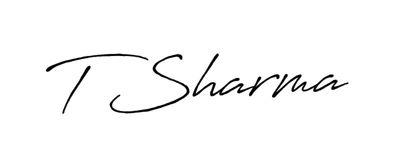 You can use this online signature creator to create a handwritten signature for the name T Sharma. This is the best online autograph maker. T Sharma signature style 7 images and pictures png