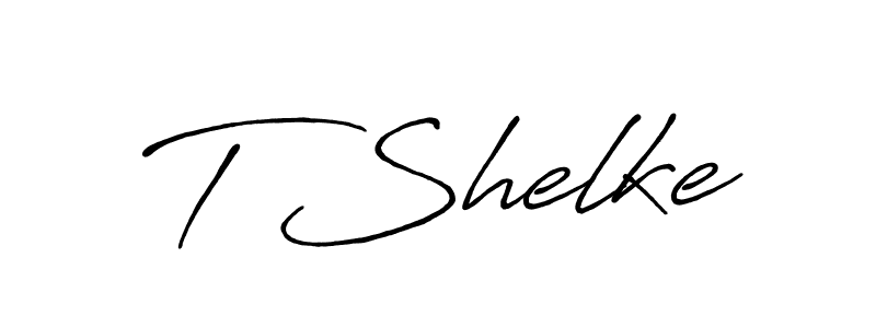 Best and Professional Signature Style for T Shelke. Antro_Vectra_Bolder Best Signature Style Collection. T Shelke signature style 7 images and pictures png
