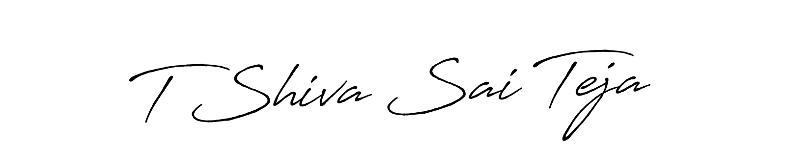 You should practise on your own different ways (Antro_Vectra_Bolder) to write your name (T Shiva Sai Teja) in signature. don't let someone else do it for you. T Shiva Sai Teja signature style 7 images and pictures png