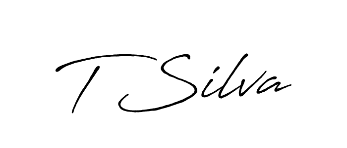 Antro_Vectra_Bolder is a professional signature style that is perfect for those who want to add a touch of class to their signature. It is also a great choice for those who want to make their signature more unique. Get T Silva name to fancy signature for free. T Silva signature style 7 images and pictures png