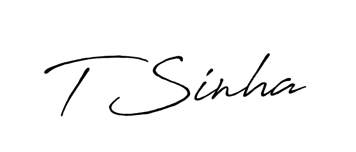 How to Draw T Sinha signature style? Antro_Vectra_Bolder is a latest design signature styles for name T Sinha. T Sinha signature style 7 images and pictures png