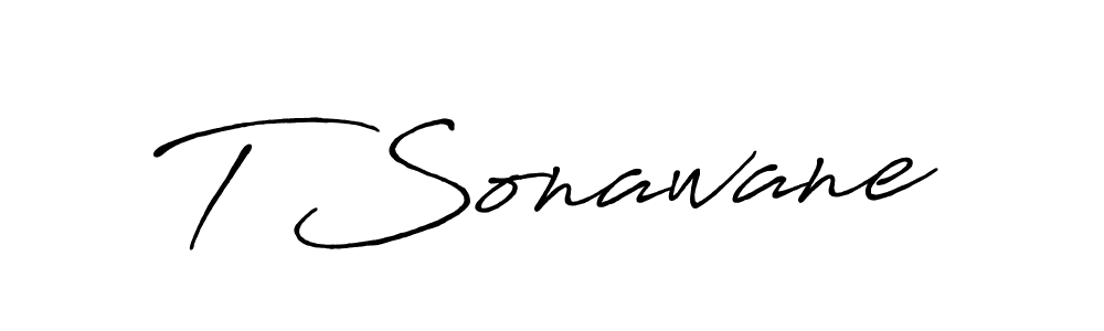 Here are the top 10 professional signature styles for the name T Sonawane. These are the best autograph styles you can use for your name. T Sonawane signature style 7 images and pictures png