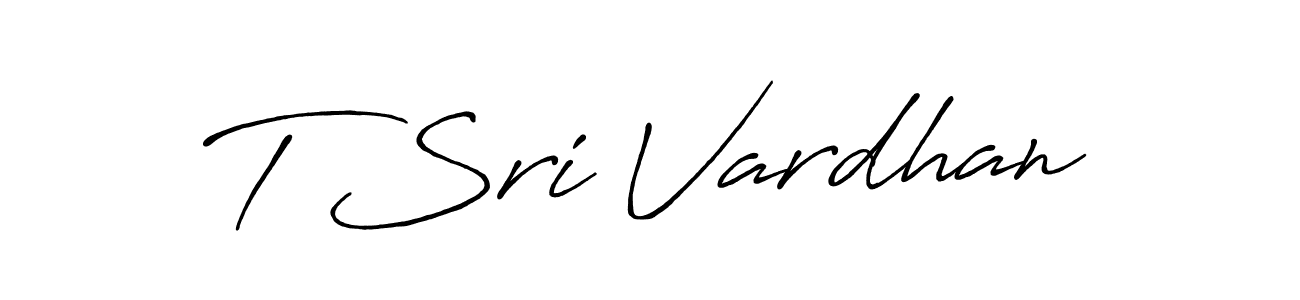 if you are searching for the best signature style for your name T Sri Vardhan. so please give up your signature search. here we have designed multiple signature styles  using Antro_Vectra_Bolder. T Sri Vardhan signature style 7 images and pictures png