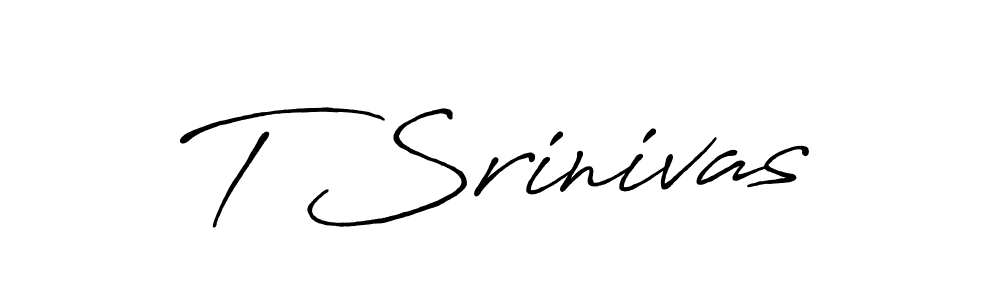 How to make T Srinivas signature? Antro_Vectra_Bolder is a professional autograph style. Create handwritten signature for T Srinivas name. T Srinivas signature style 7 images and pictures png