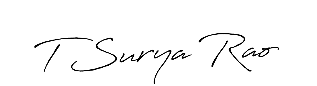 You can use this online signature creator to create a handwritten signature for the name T Surya Rao. This is the best online autograph maker. T Surya Rao signature style 7 images and pictures png