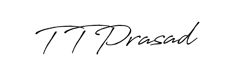 T T Prasad stylish signature style. Best Handwritten Sign (Antro_Vectra_Bolder) for my name. Handwritten Signature Collection Ideas for my name T T Prasad. T T Prasad signature style 7 images and pictures png