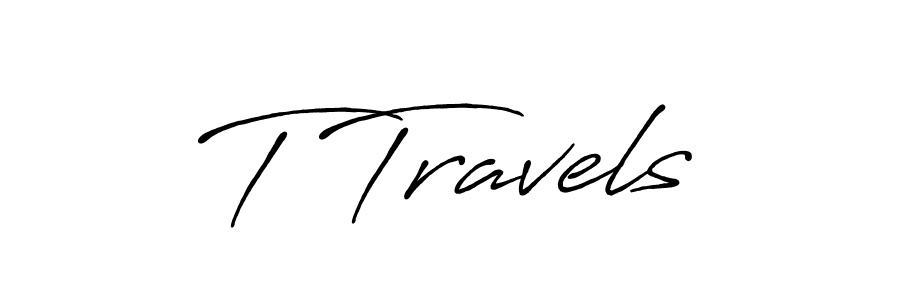 Also we have T Travels name is the best signature style. Create professional handwritten signature collection using Antro_Vectra_Bolder autograph style. T Travels signature style 7 images and pictures png