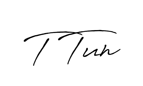 Here are the top 10 professional signature styles for the name T Tun. These are the best autograph styles you can use for your name. T Tun signature style 7 images and pictures png
