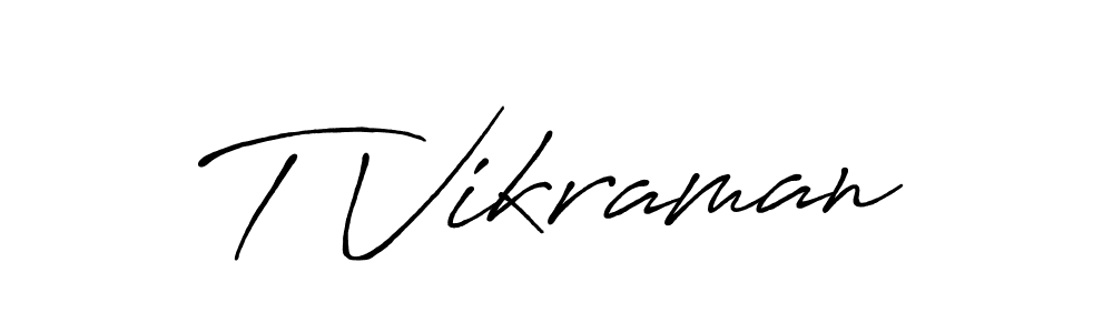 You can use this online signature creator to create a handwritten signature for the name T Vikraman. This is the best online autograph maker. T Vikraman signature style 7 images and pictures png