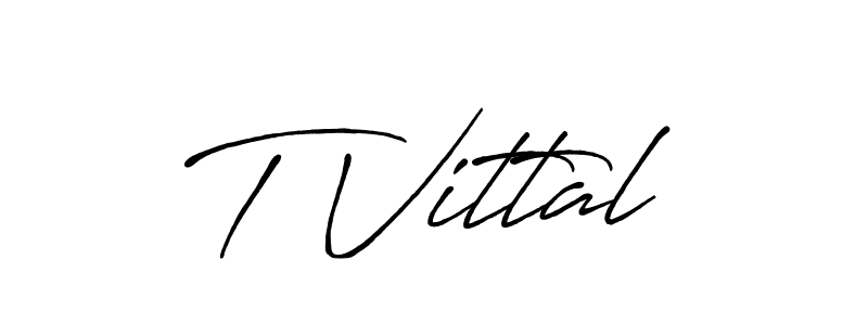 Best and Professional Signature Style for T Vittal. Antro_Vectra_Bolder Best Signature Style Collection. T Vittal signature style 7 images and pictures png