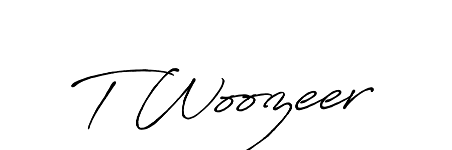 Here are the top 10 professional signature styles for the name T Woozeer. These are the best autograph styles you can use for your name. T Woozeer signature style 7 images and pictures png