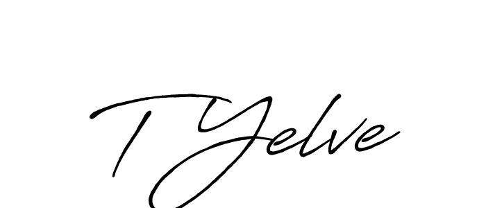 Design your own signature with our free online signature maker. With this signature software, you can create a handwritten (Antro_Vectra_Bolder) signature for name T Yelve. T Yelve signature style 7 images and pictures png