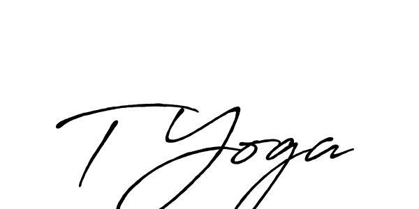 You should practise on your own different ways (Antro_Vectra_Bolder) to write your name (T Yoga) in signature. don't let someone else do it for you. T Yoga signature style 7 images and pictures png