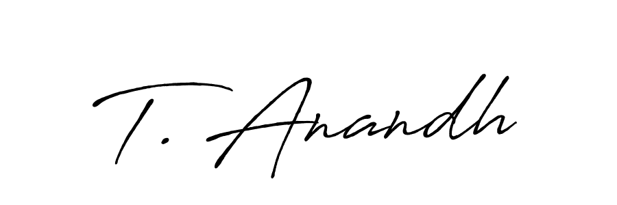 if you are searching for the best signature style for your name T. Anandh. so please give up your signature search. here we have designed multiple signature styles  using Antro_Vectra_Bolder. T. Anandh signature style 7 images and pictures png
