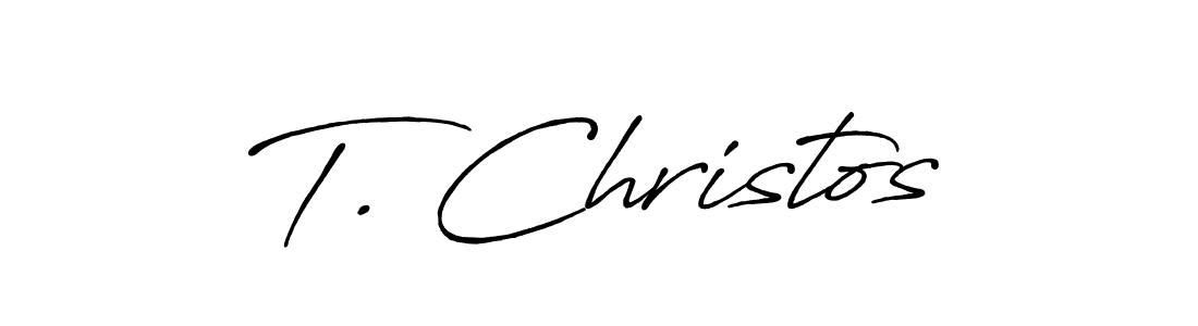 Once you've used our free online signature maker to create your best signature Antro_Vectra_Bolder style, it's time to enjoy all of the benefits that T. Christos name signing documents. T. Christos signature style 7 images and pictures png