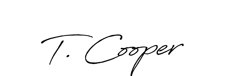 Once you've used our free online signature maker to create your best signature Antro_Vectra_Bolder style, it's time to enjoy all of the benefits that T. Cooper name signing documents. T. Cooper signature style 7 images and pictures png
