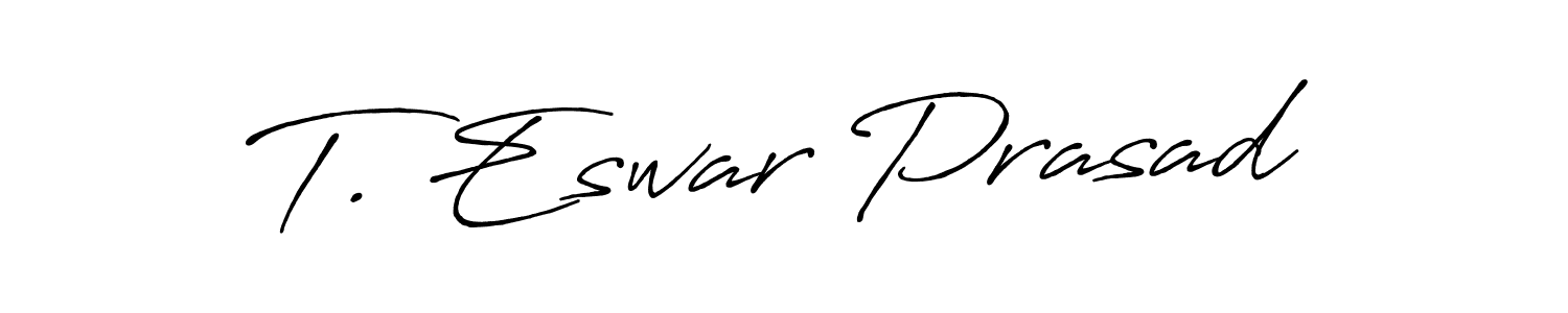 Best and Professional Signature Style for T. Eswar Prasad. Antro_Vectra_Bolder Best Signature Style Collection. T. Eswar Prasad signature style 7 images and pictures png