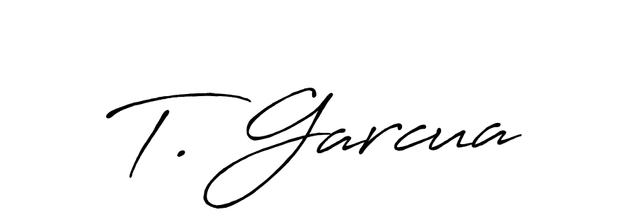 How to make T. Garcua signature? Antro_Vectra_Bolder is a professional autograph style. Create handwritten signature for T. Garcua name. T. Garcua signature style 7 images and pictures png