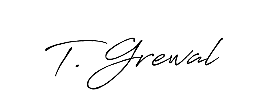 Once you've used our free online signature maker to create your best signature Antro_Vectra_Bolder style, it's time to enjoy all of the benefits that T. Grewal name signing documents. T. Grewal signature style 7 images and pictures png