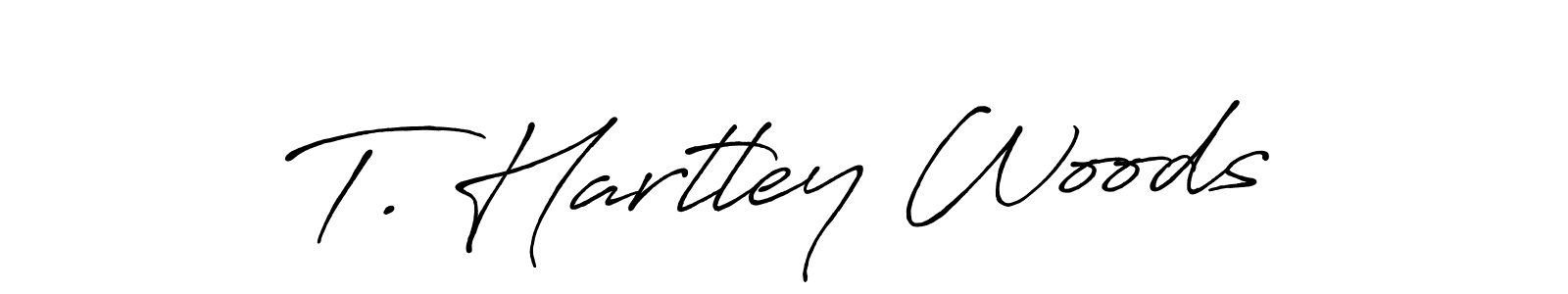 Use a signature maker to create a handwritten signature online. With this signature software, you can design (Antro_Vectra_Bolder) your own signature for name T. Hartley Woods. T. Hartley Woods signature style 7 images and pictures png