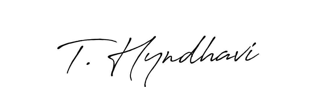 How to make T. Hyndhavi signature? Antro_Vectra_Bolder is a professional autograph style. Create handwritten signature for T. Hyndhavi name. T. Hyndhavi signature style 7 images and pictures png