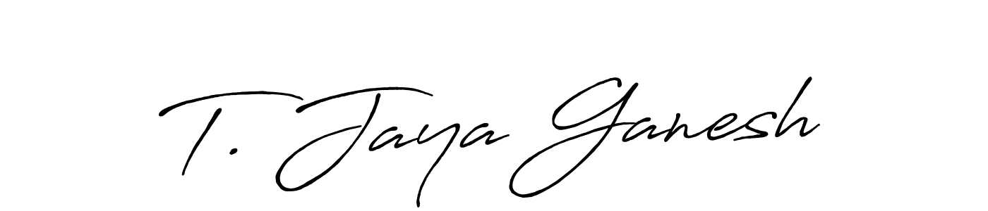 This is the best signature style for the T. Jaya Ganesh name. Also you like these signature font (Antro_Vectra_Bolder). Mix name signature. T. Jaya Ganesh signature style 7 images and pictures png