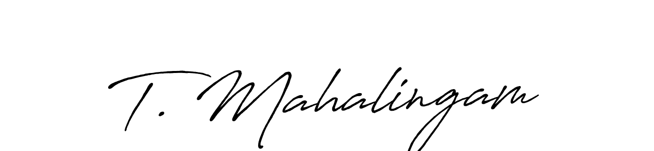 It looks lik you need a new signature style for name T. Mahalingam. Design unique handwritten (Antro_Vectra_Bolder) signature with our free signature maker in just a few clicks. T. Mahalingam signature style 7 images and pictures png