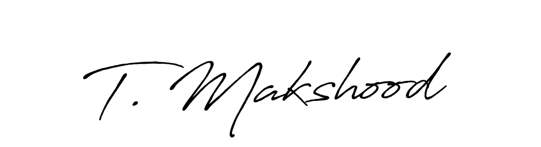 Make a beautiful signature design for name T. Makshood. Use this online signature maker to create a handwritten signature for free. T. Makshood signature style 7 images and pictures png