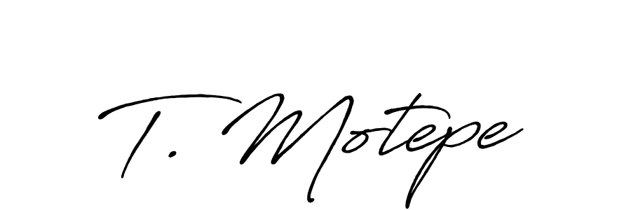 Also You can easily find your signature by using the search form. We will create T. Motepe name handwritten signature images for you free of cost using Antro_Vectra_Bolder sign style. T. Motepe signature style 7 images and pictures png