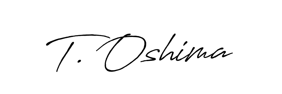 The best way (Antro_Vectra_Bolder) to make a short signature is to pick only two or three words in your name. The name T. Oshima include a total of six letters. For converting this name. T. Oshima signature style 7 images and pictures png