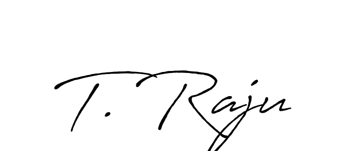 Once you've used our free online signature maker to create your best signature Antro_Vectra_Bolder style, it's time to enjoy all of the benefits that T. Raju name signing documents. T. Raju signature style 7 images and pictures png