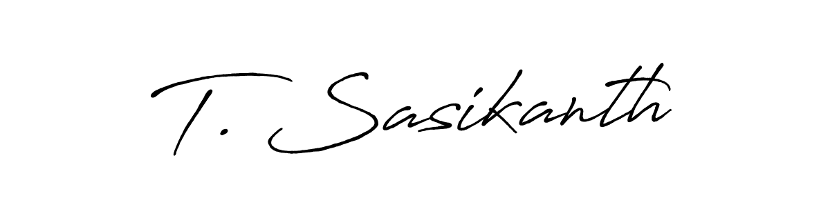 Make a short T. Sasikanth signature style. Manage your documents anywhere anytime using Antro_Vectra_Bolder. Create and add eSignatures, submit forms, share and send files easily. T. Sasikanth signature style 7 images and pictures png