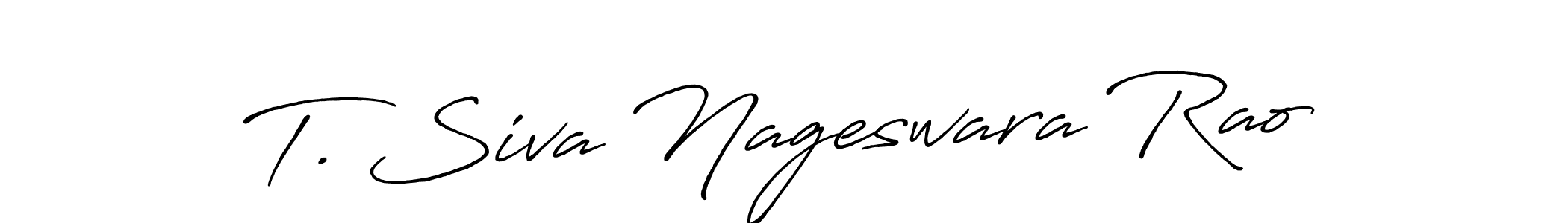 It looks lik you need a new signature style for name T. Siva Nageswara Rao. Design unique handwritten (Antro_Vectra_Bolder) signature with our free signature maker in just a few clicks. T. Siva Nageswara Rao signature style 7 images and pictures png